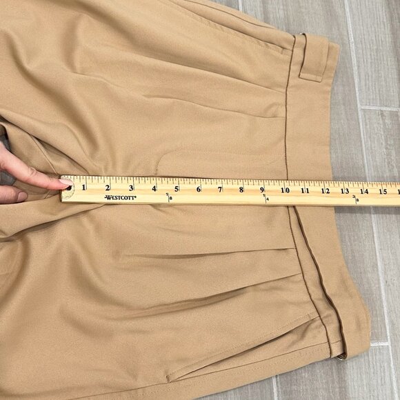 Reiss Camber Pleat Front Tapered Ankle Trousers Pants in Tan Women's Size 6 - Picture 12 of 16